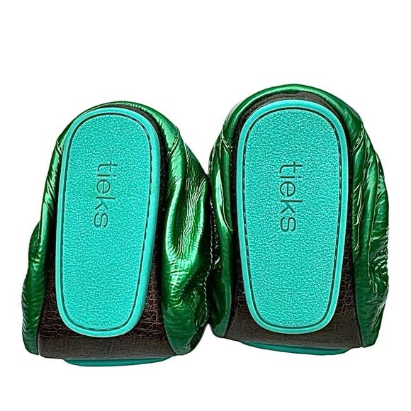 Tieks Emerald Green Ballet Flats by Gavrieli Size 7 Leather – In Hand Ships Now - Picture 9 of 11